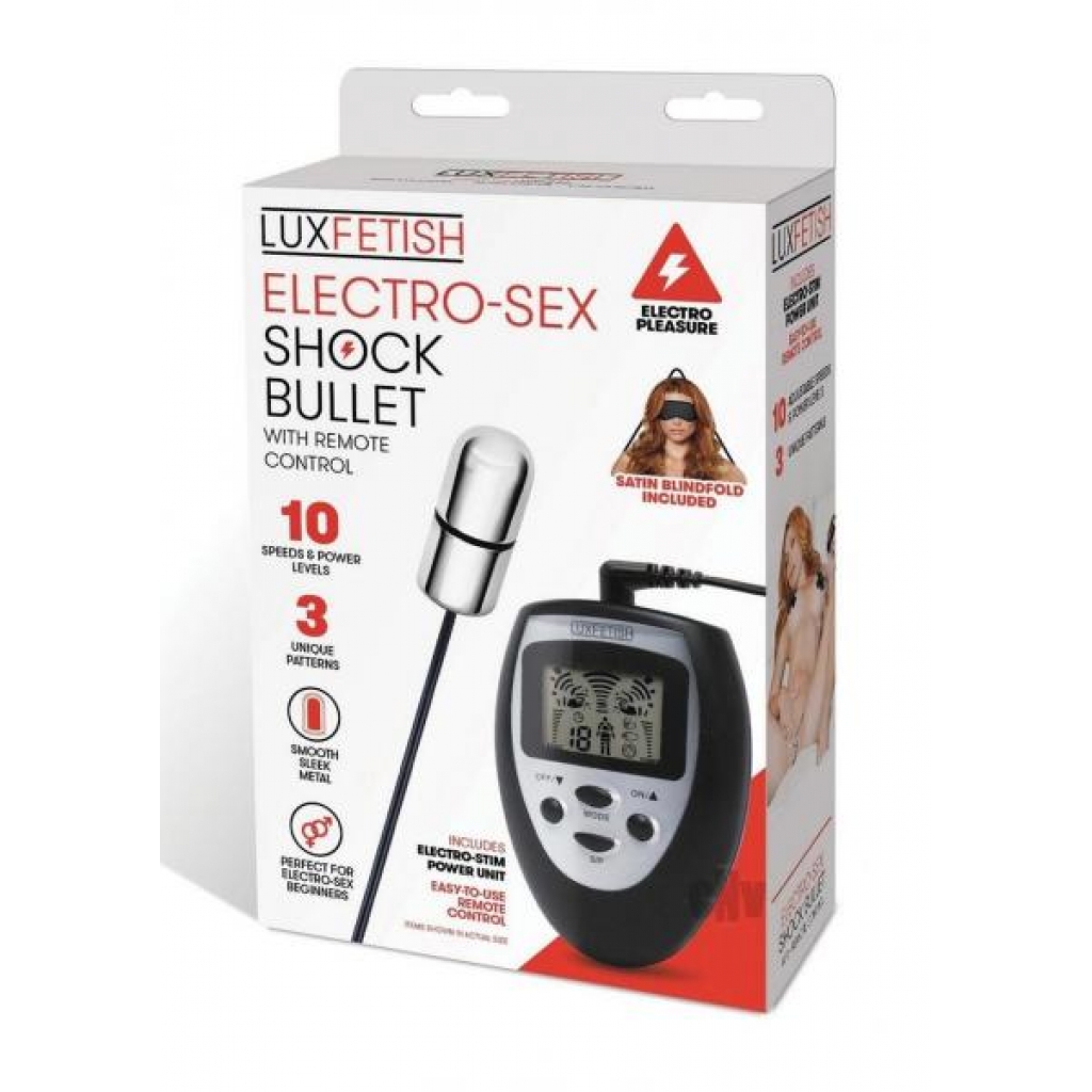 Lux F Electro Sex Shock Bullet Remote - Electrostimulation