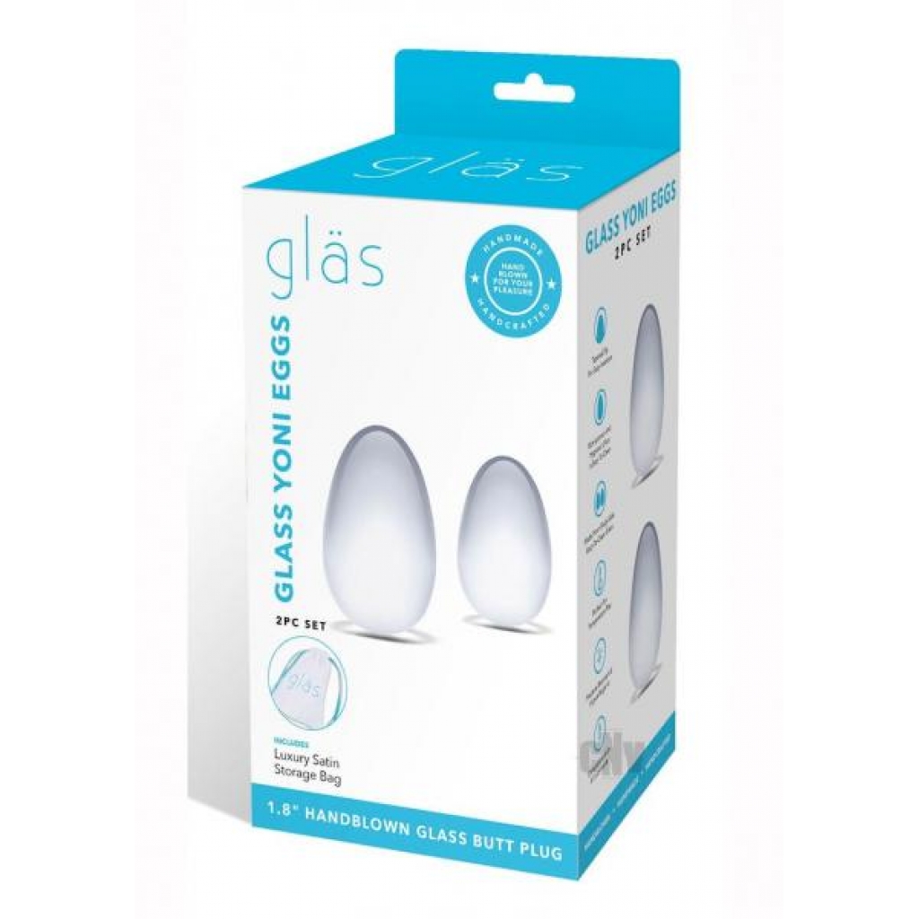 Yoni Eggs - Clear Glass