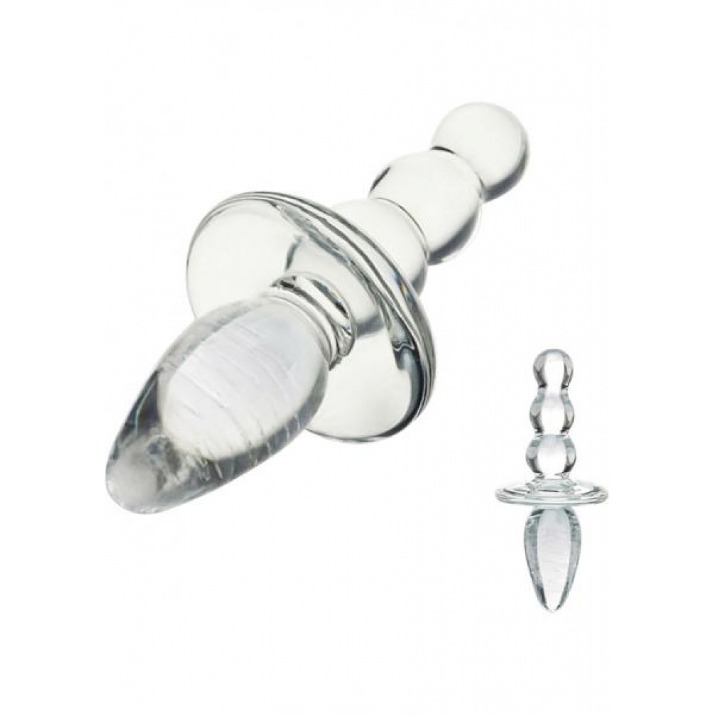 Glas Titus Beaded Glass Butt Plug - Anal Plugs