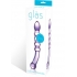 Purple Rain Ribbed Glass Dildo - G-Spot Dildos