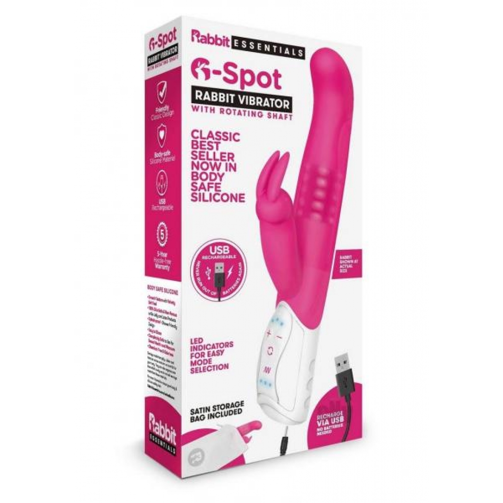 Re Recharge Gspot Rabbit Vibe Hot Pnk - Rabbit Vibrators