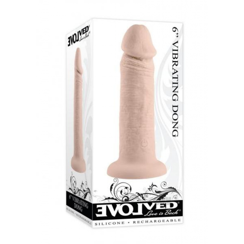 Vibrating Dong 6 Light - Realistic Dildos & Dongs