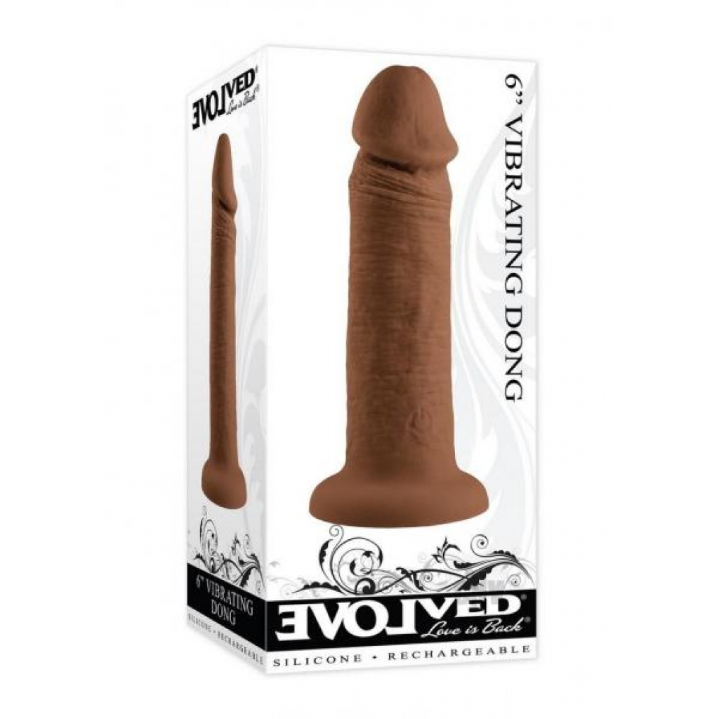 6-Inch Vibrating Dong in Dark