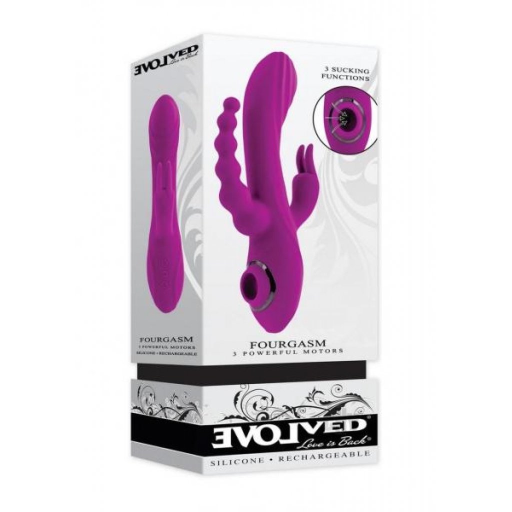 Fourgasm Purple - G-Spot Vibrators Clit Stimulators