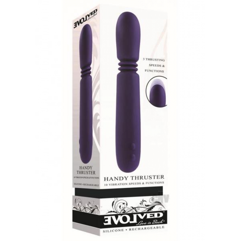 Handy Thruster Vibrator in Purple