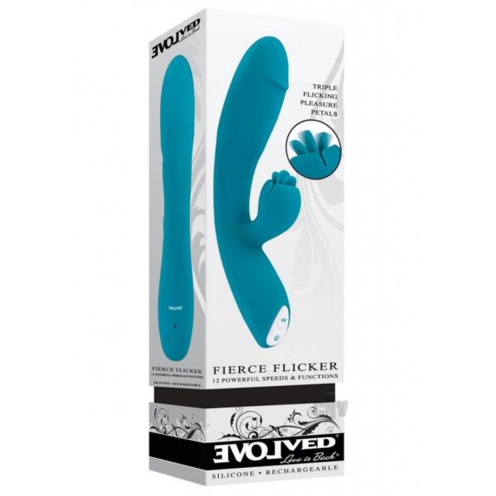 Fierce Flicker Blue - G-Spot Vibrators Clit Stimulators