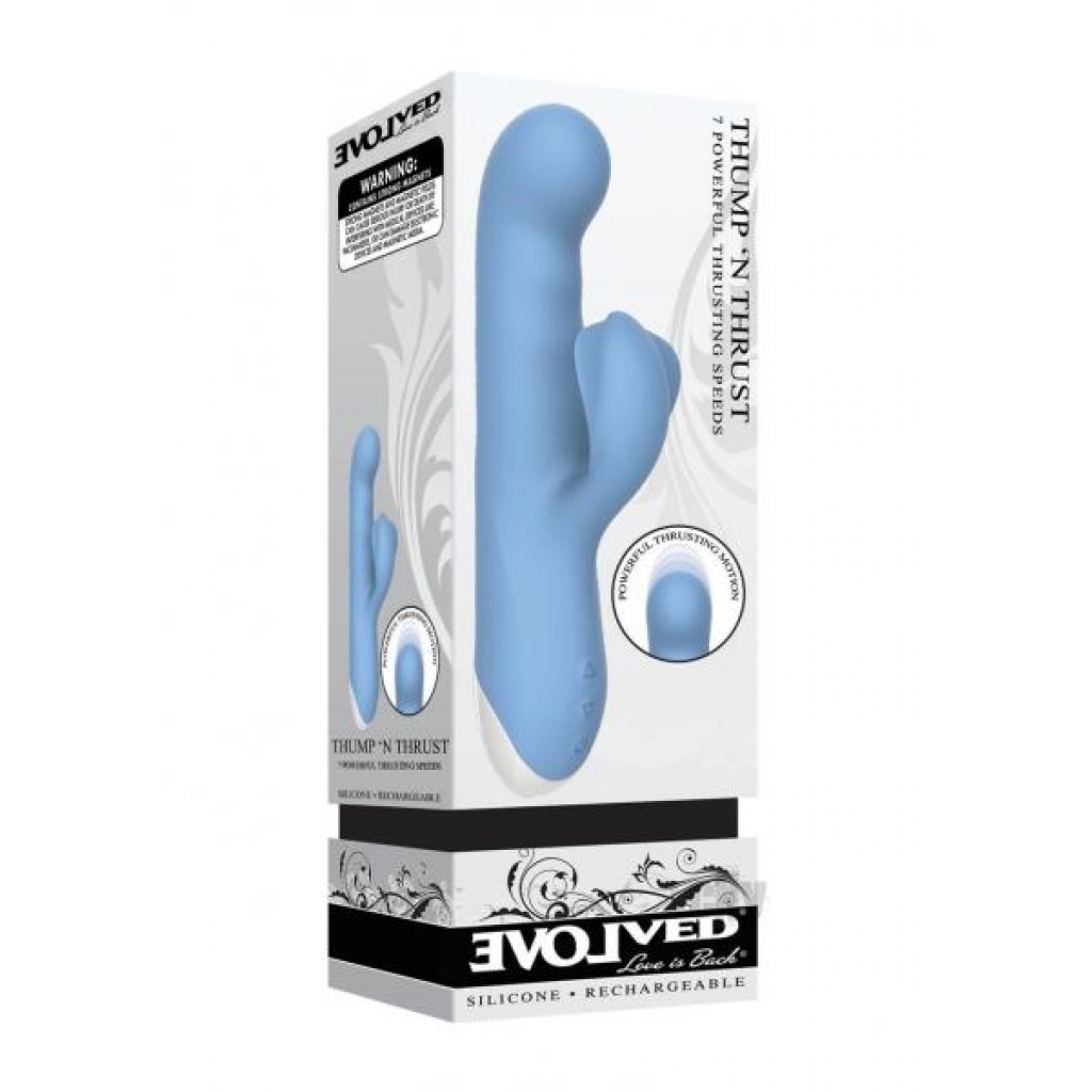 Thump And Thrust Blue - Rabbit Vibrators