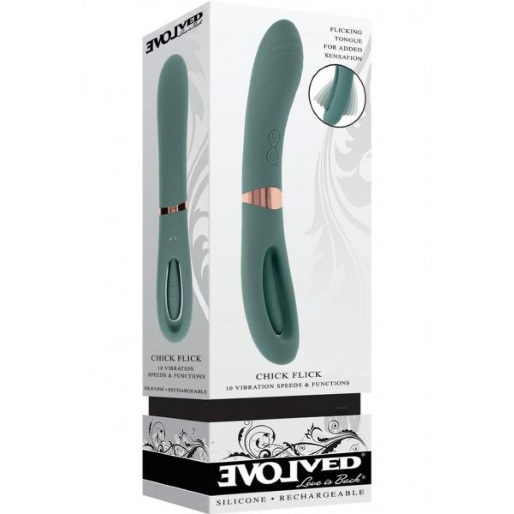 Chick Flick Green - G-Spot Vibrators