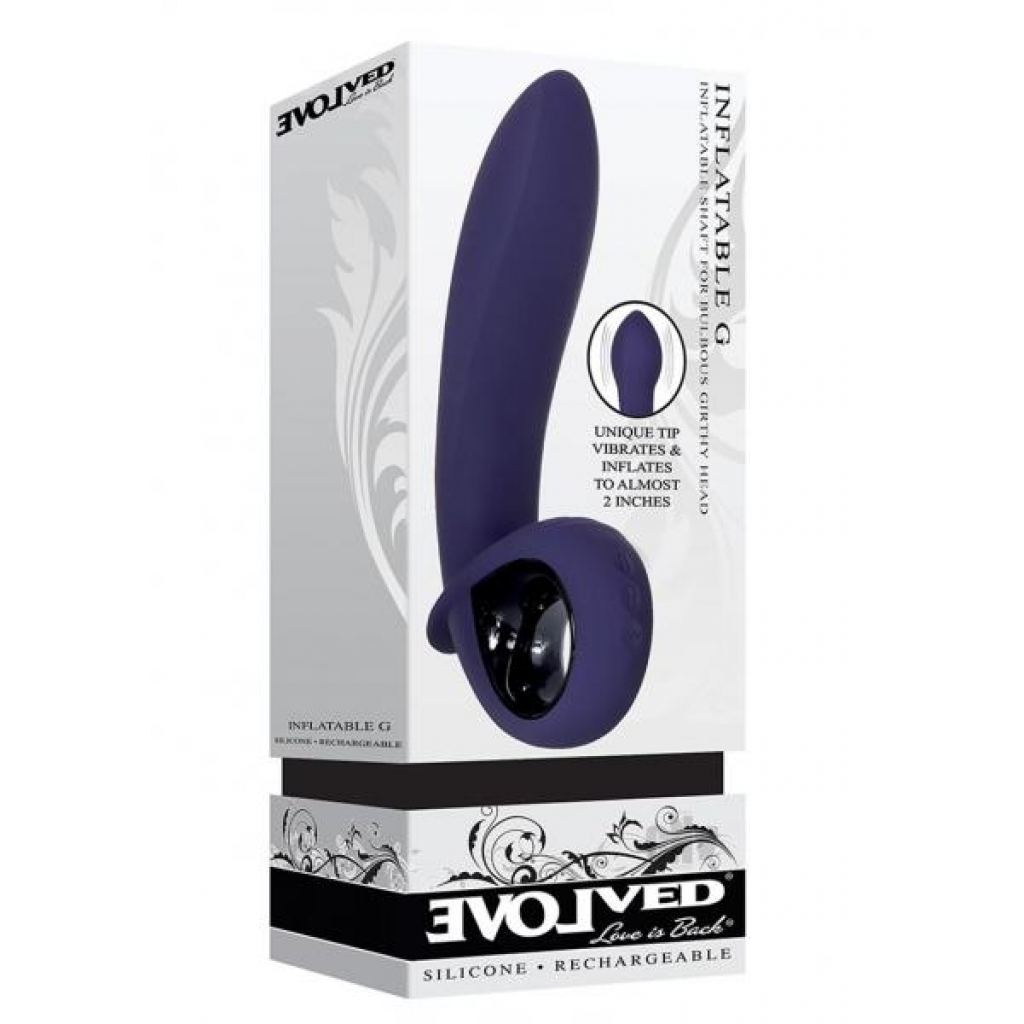 Inflatable G Purple - G-Spot Vibrators