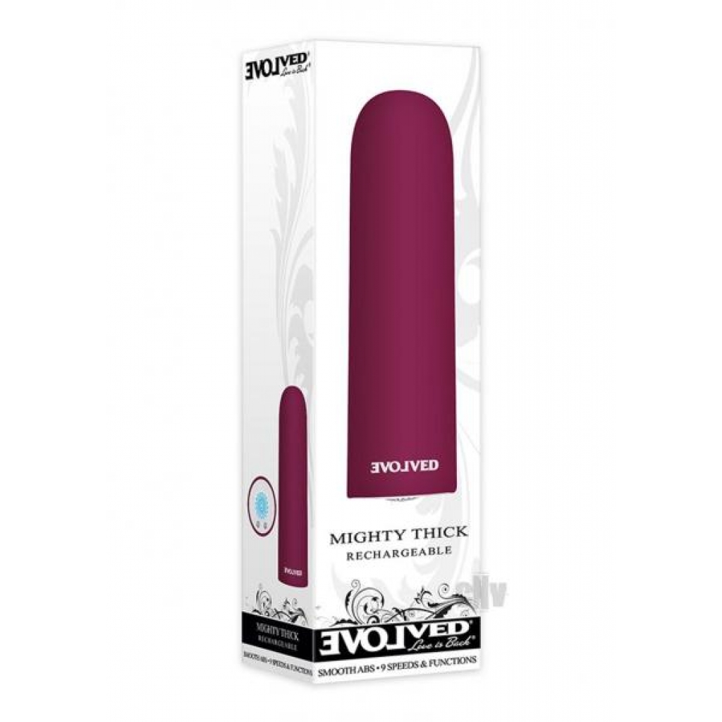 Mighty Thick Red - Powerfully Girthy Bullet Vibrator