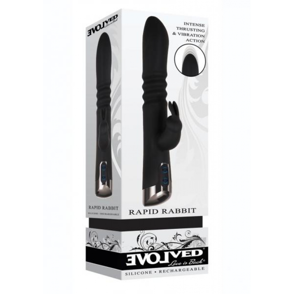 Rapid Rabbit Black - Rabbit Vibrators