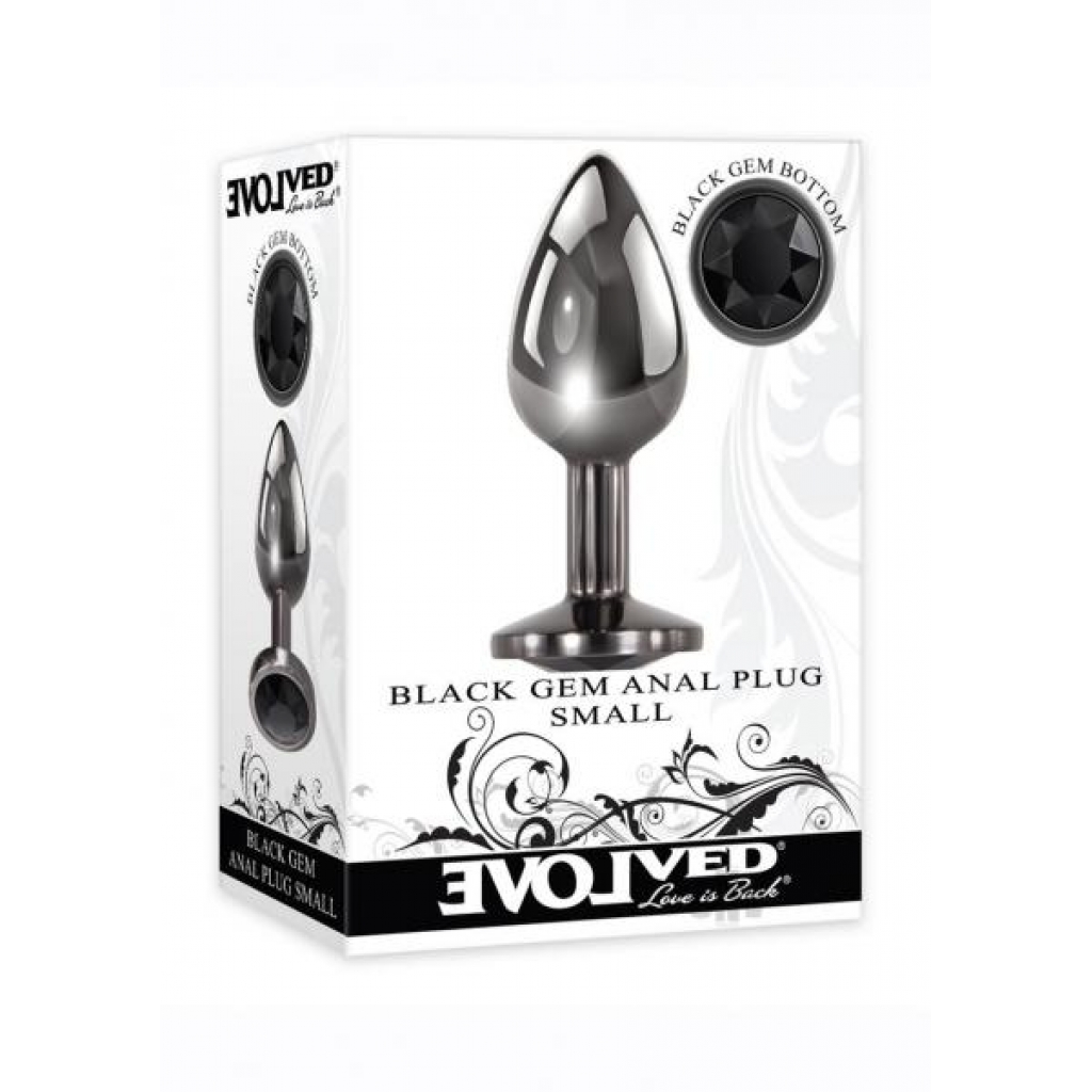 Black Gem Anal Plug Small - Anal Plugs