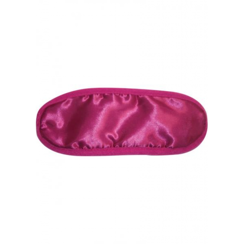 Sex And Mischief Satin Hot Pink Blindfold Hot Pink - Blindfolds