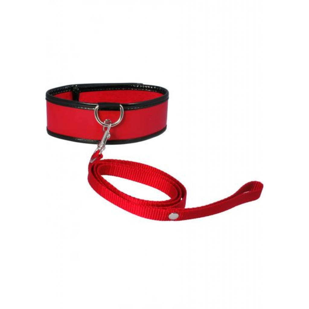 Sex & Mischief Red Leash and Collar - Collars & Leashes