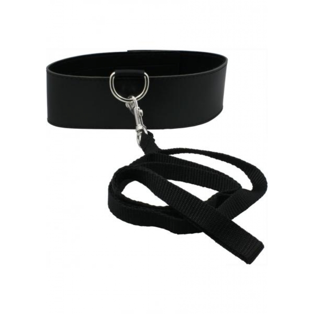 Sex And Mischief Leash & Collar Black - Collars & Leashes