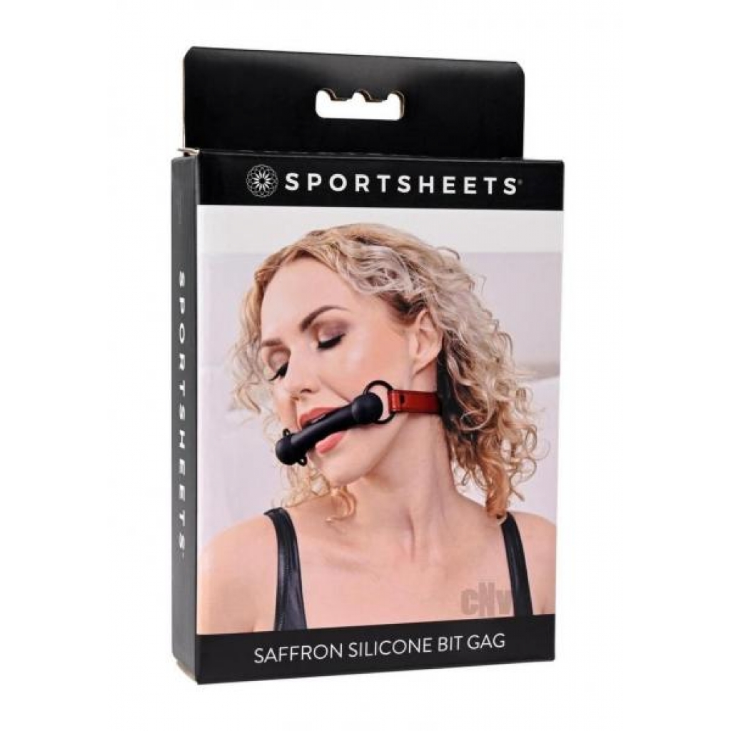 Saffron Silicone Bit Gag - Ball Gags