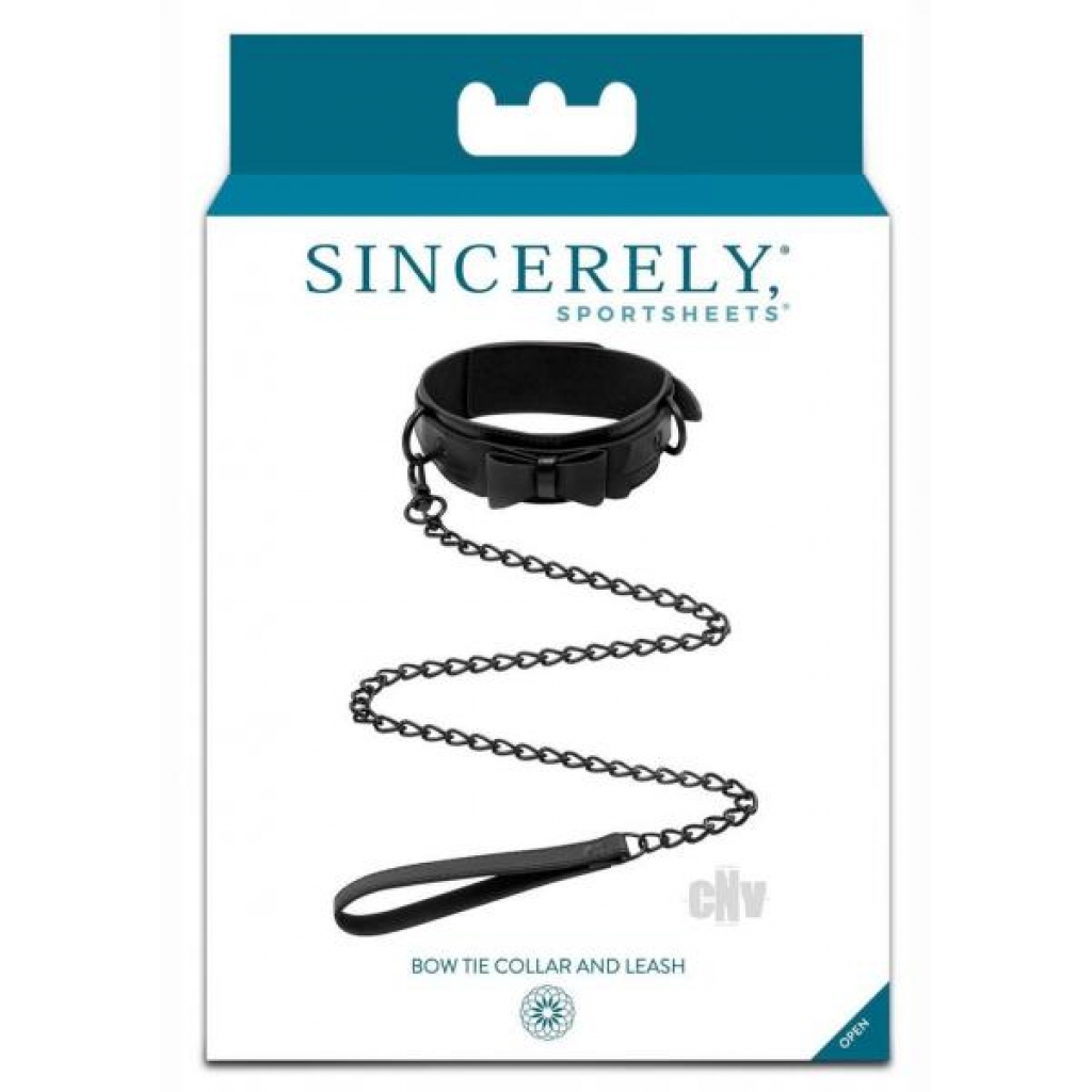 Sincerely Bow Tie Collar Leash - Collars & Leashes