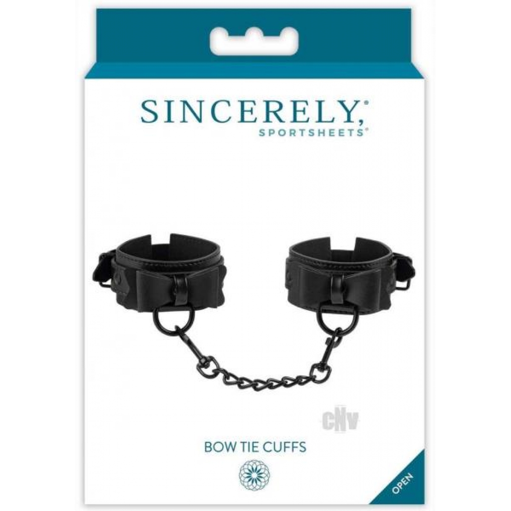 Sincerely Bow Tie Cuffs - Ankle Cuffs