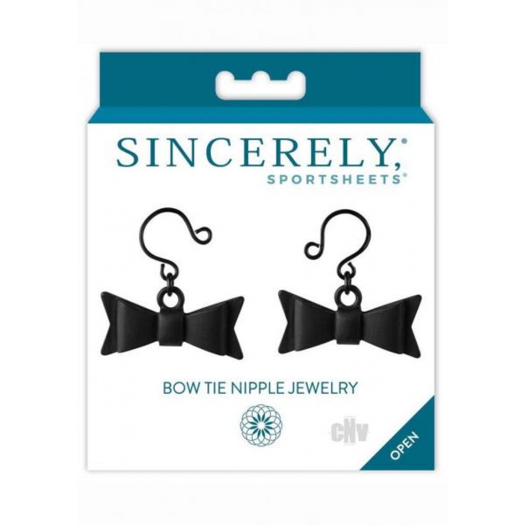 Sincerely Bow Tie Nipple Jewelry