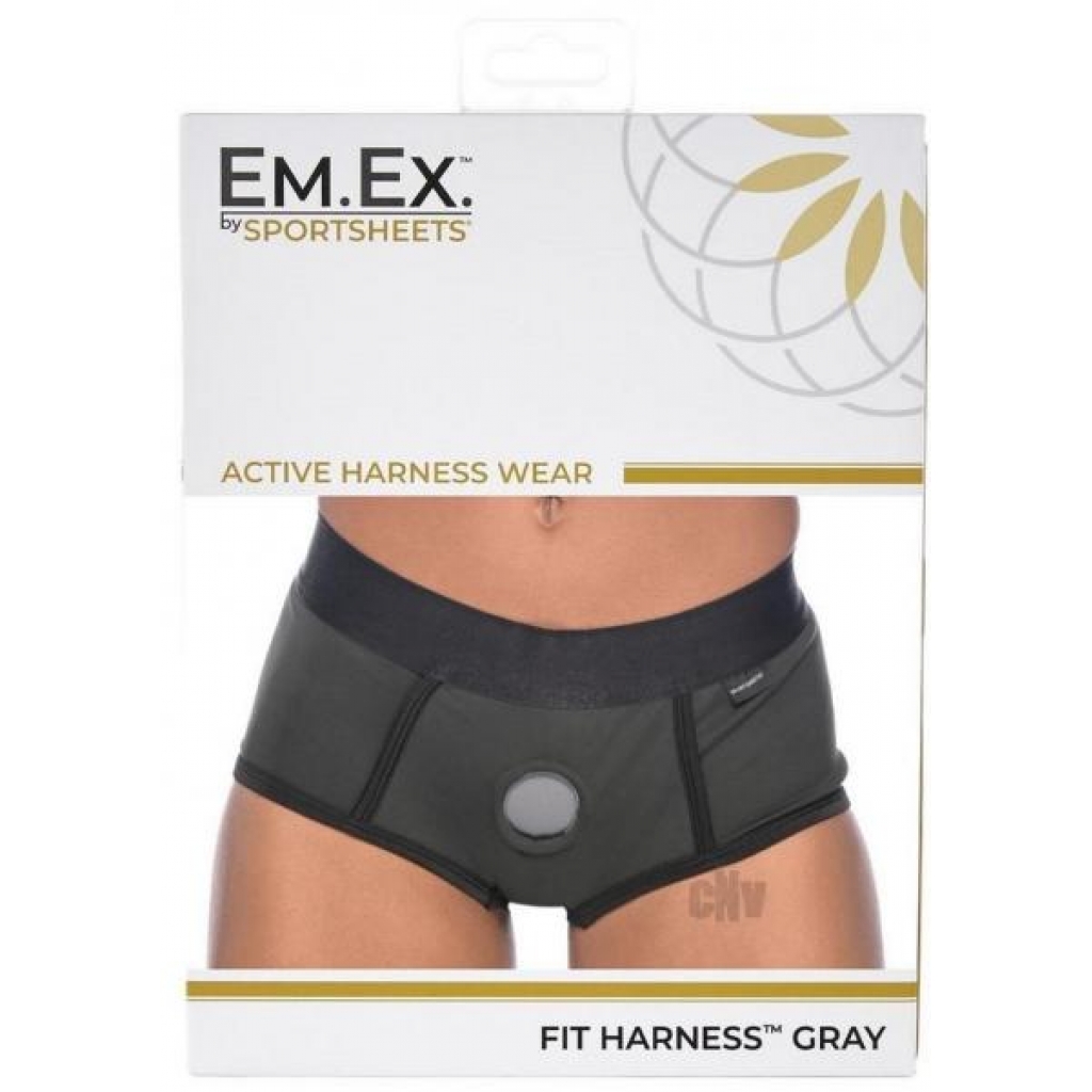 Em Ex Fit Harness Small Gray - Harnesses