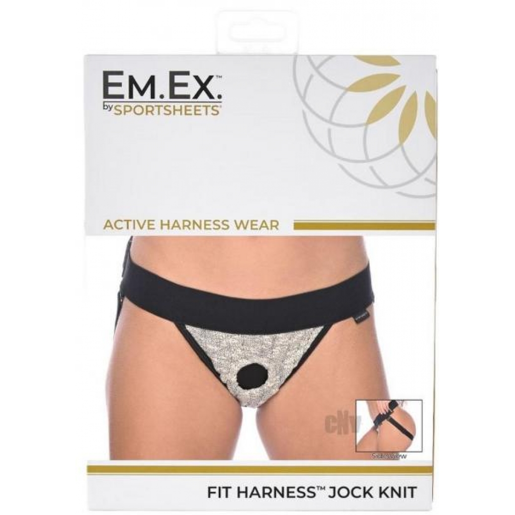 Em Ex Fit Harness Jock Gray - Harnesses