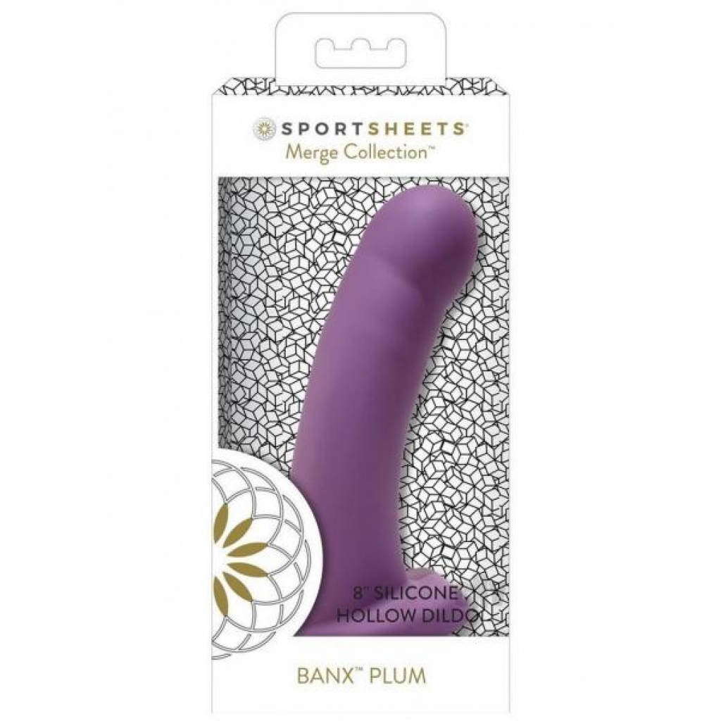 Banx Hollow Dildo Plum - Realistic Dildos & Dongs