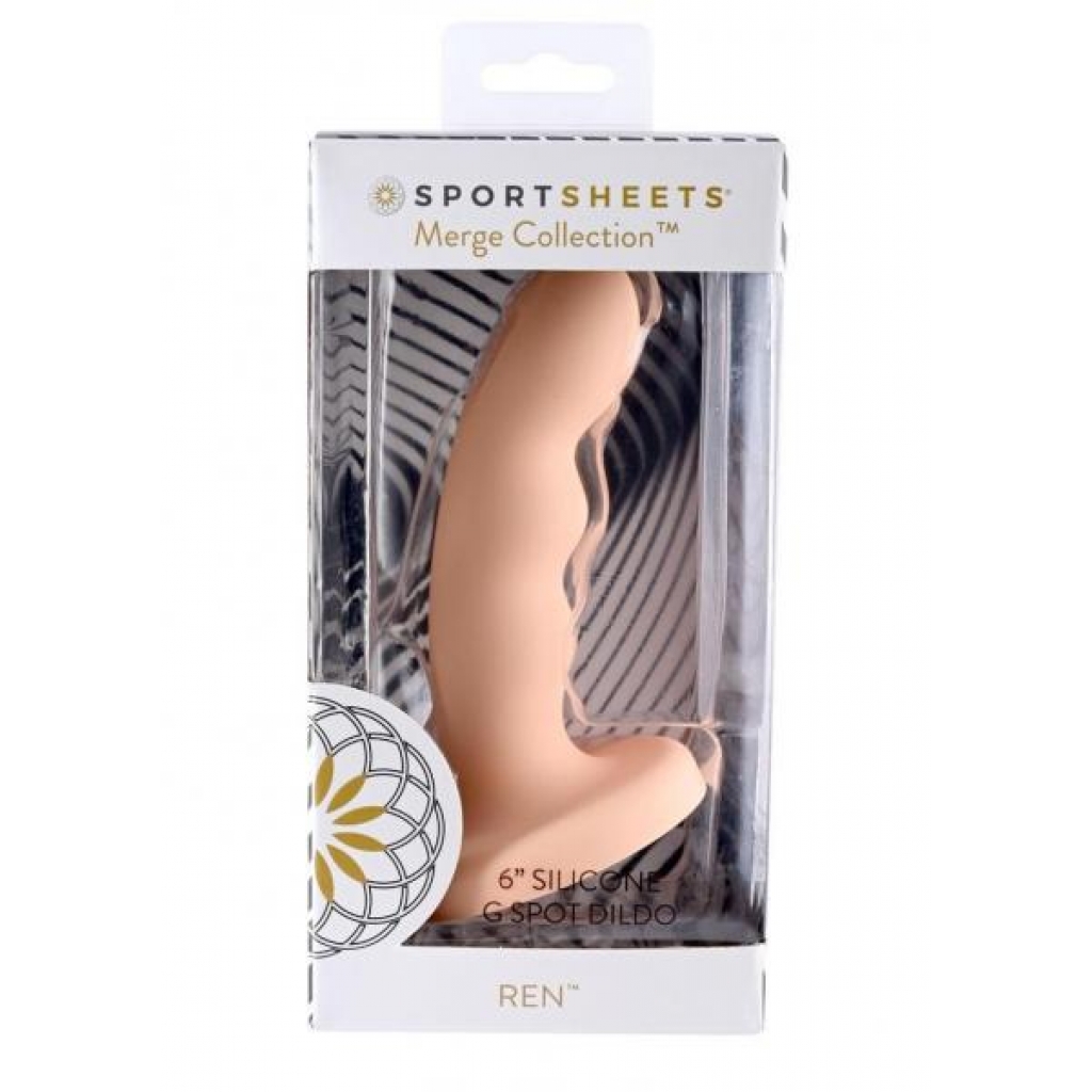 Ren Suction Cup 6 Orange - G-Spot Dildos