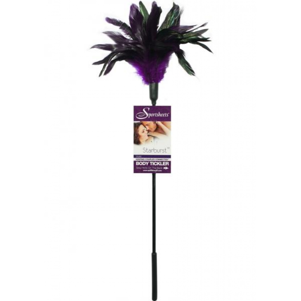 Fantasy Tickler Starburst Feather Tickler Violet - Feathers & Ticklers