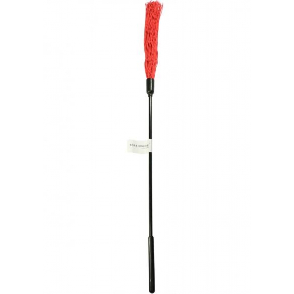 Sex And Mischief Rubber Tickler - Red