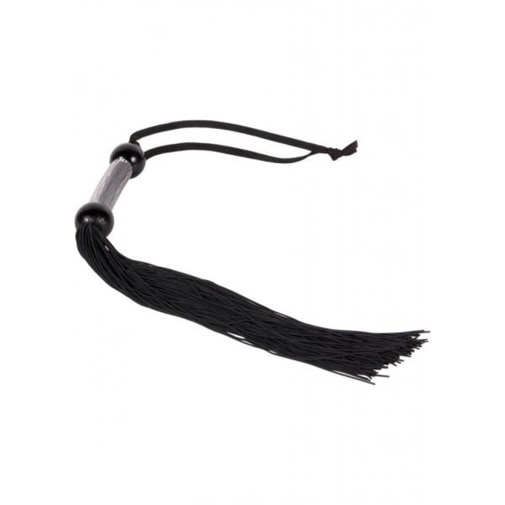 Rubber Whip 22 Inch Black - Babydolls & Slips