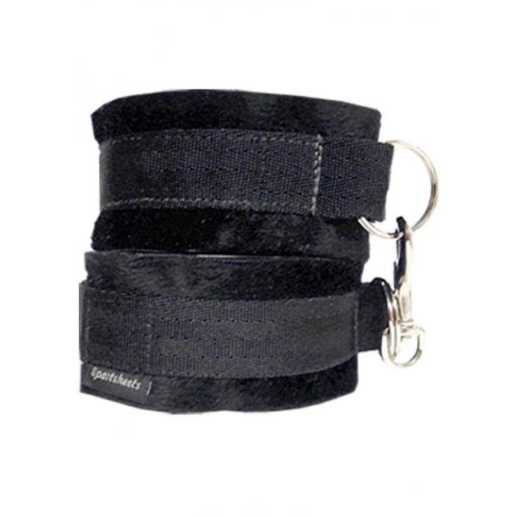 Sportsheets Soft Cuffs Black - Handcuffs