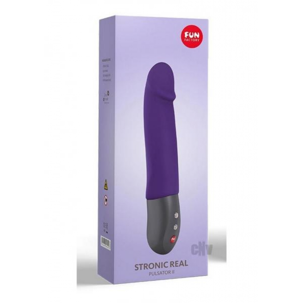 Stronic Real Vibrating Stroker - Purple