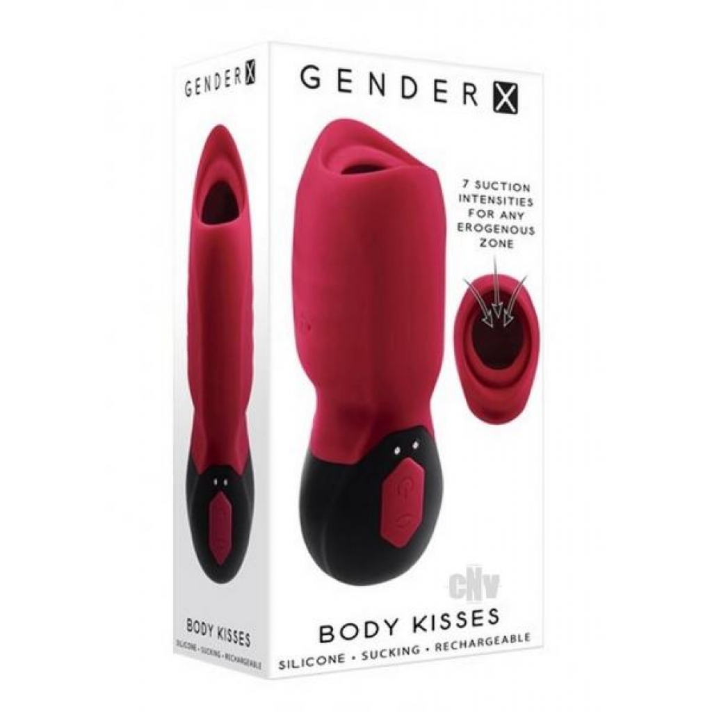 Gx Body Kisses Red/black - Clit Suckers & Oral Suction