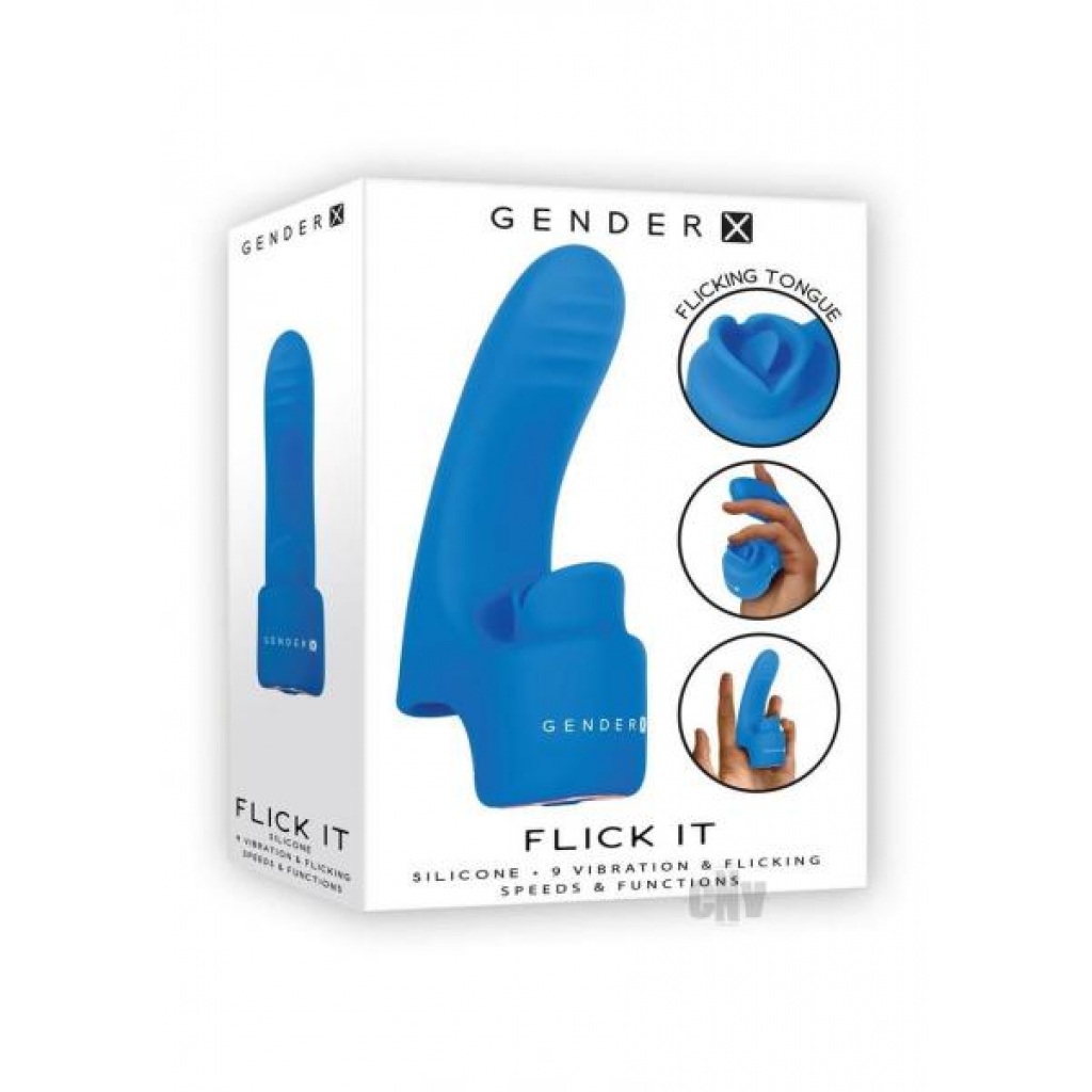 Gx Flick It Blue - Finger Vibrators