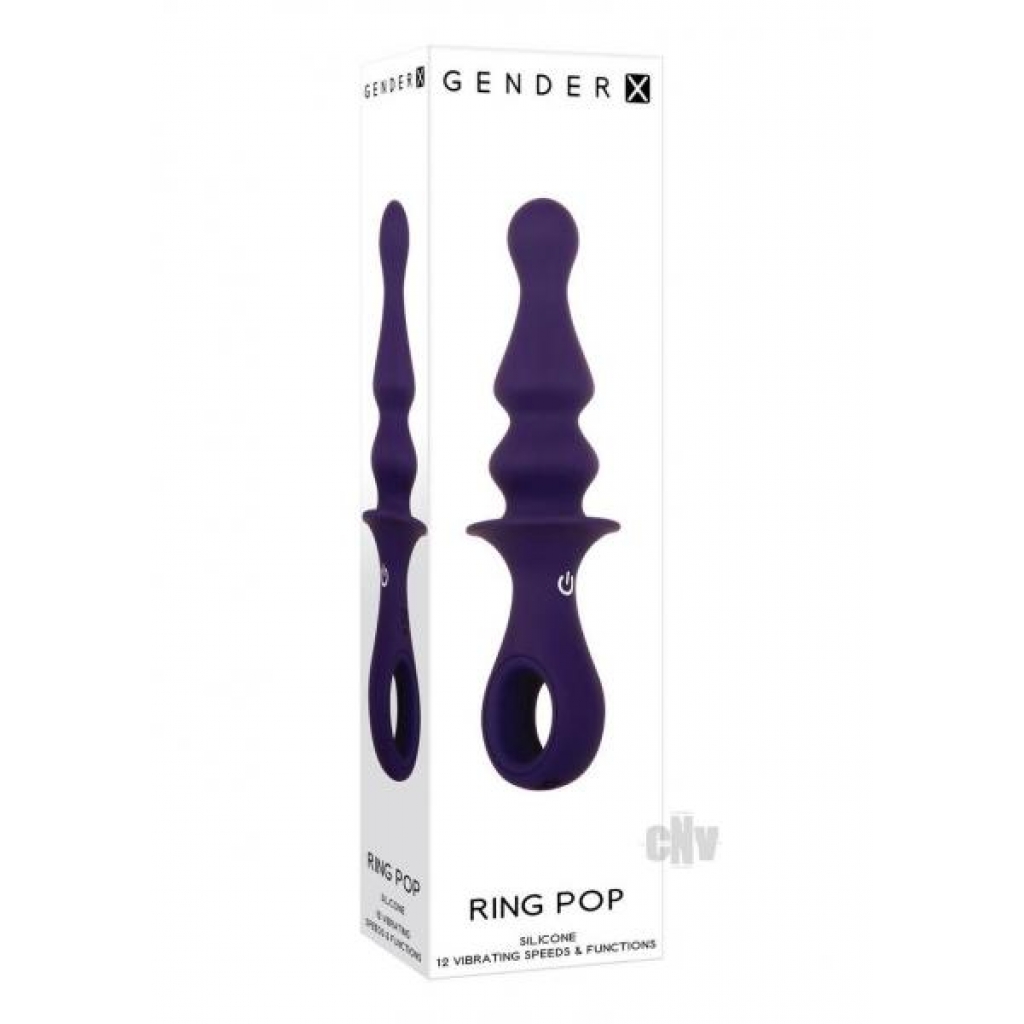 Gx Ring Pop Purple - Huge Anal Plugs