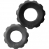 Cog 2 Size C-ring Pk Tar/stone - Couples Vibrating Penis Rings