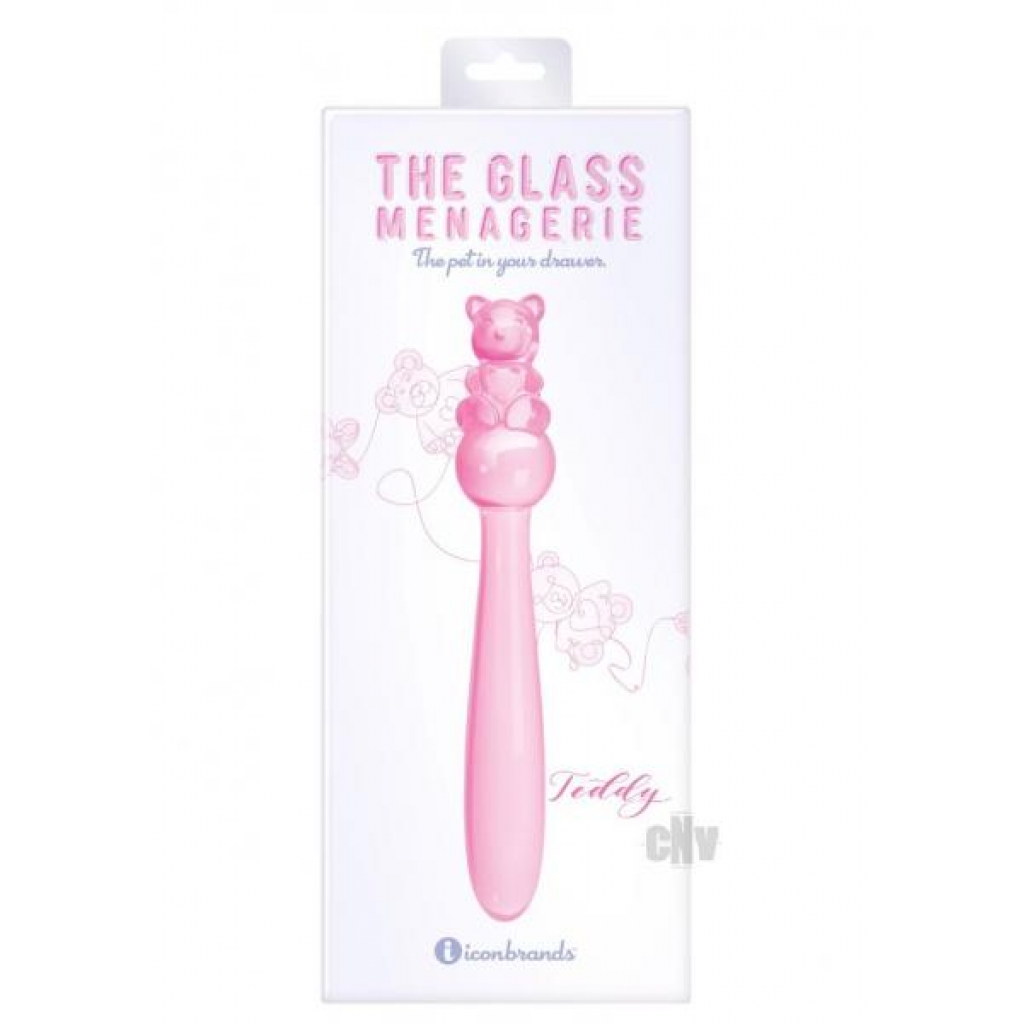 Glass Menage Teddy Dildo Pnk - Extreme Dildos