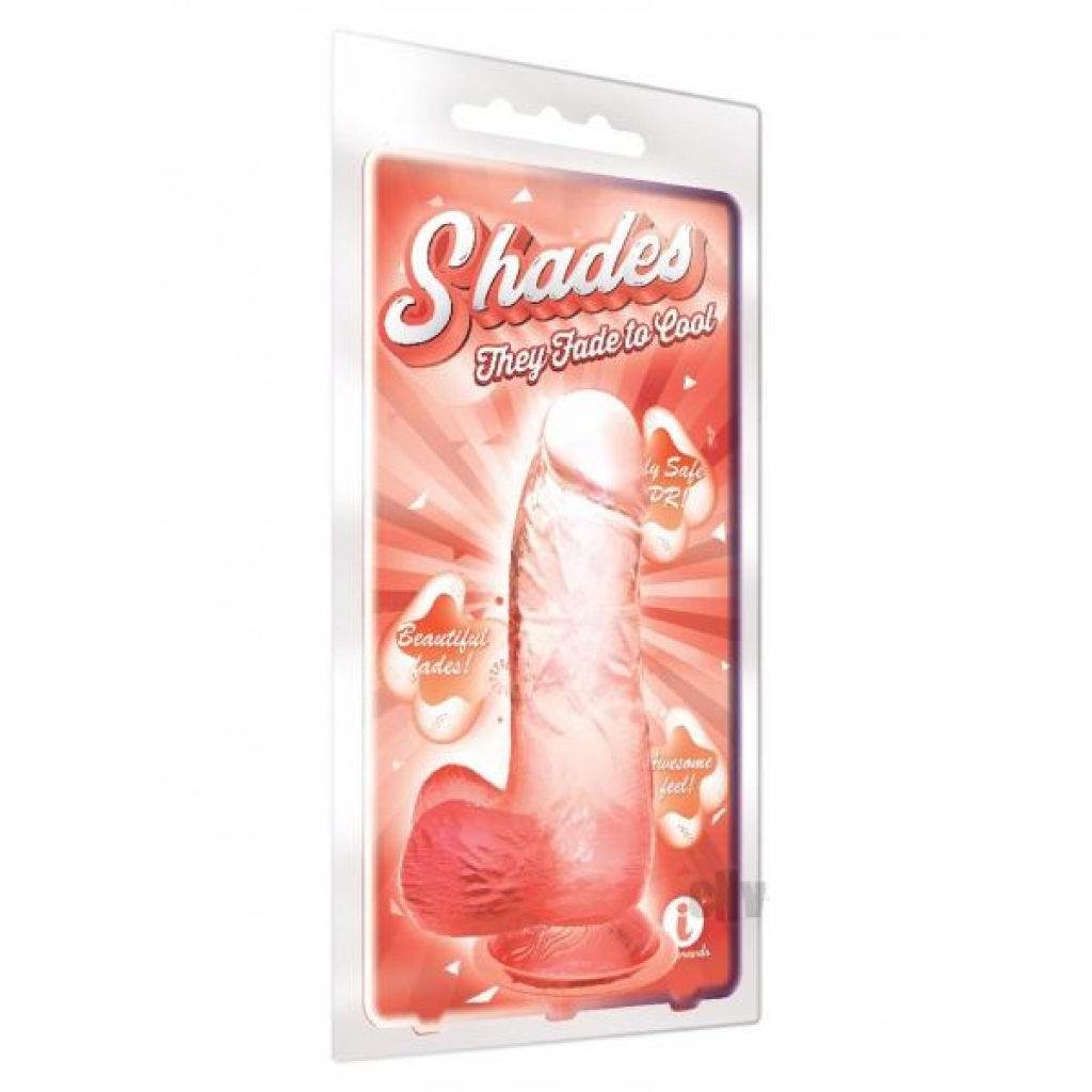 Shades Gradient Dong Jelly Small Coral - Realistic Dildos & Dongs