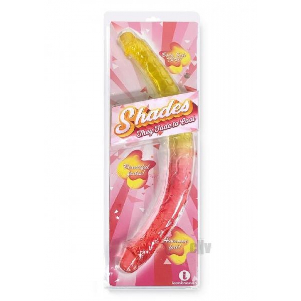 Shades Gradient Dbl Dong Pink/yellow - Double Dildos