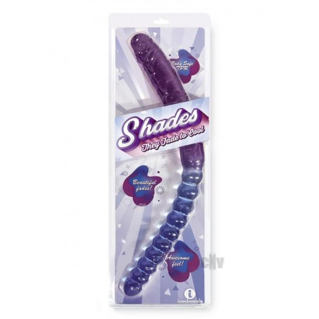 Shades Gradient Dbl Dong Blue/violet - Double Dildos