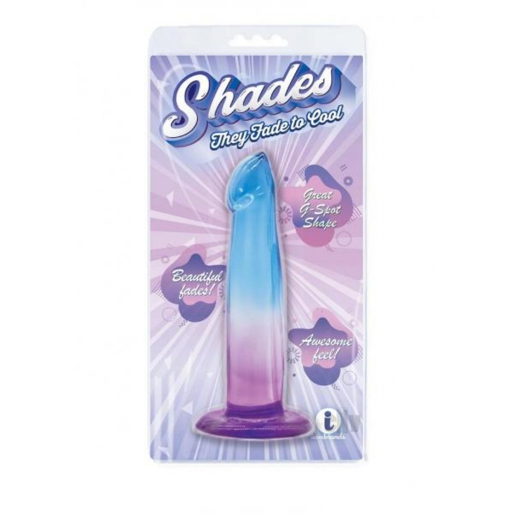 Shades G-spot 6.25 Blu/prp - Realistic Dildos & Dongs