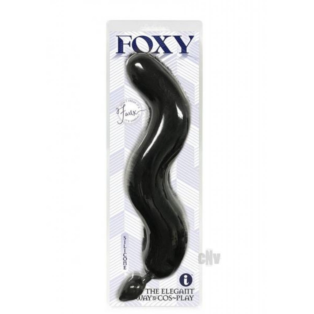 Foxy Fox Tail Plug - Black