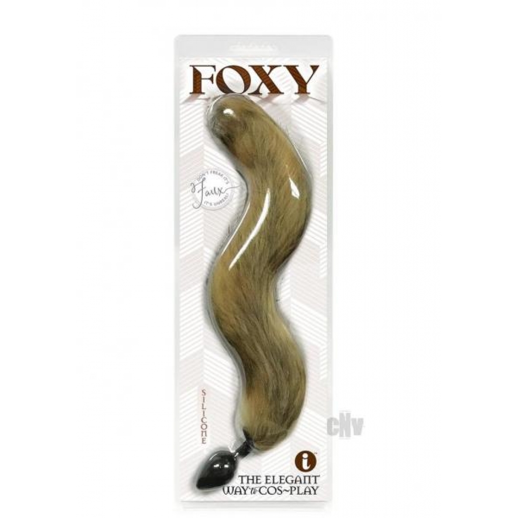 Foxy Fox Tail Plug Gold - Anal Plugs