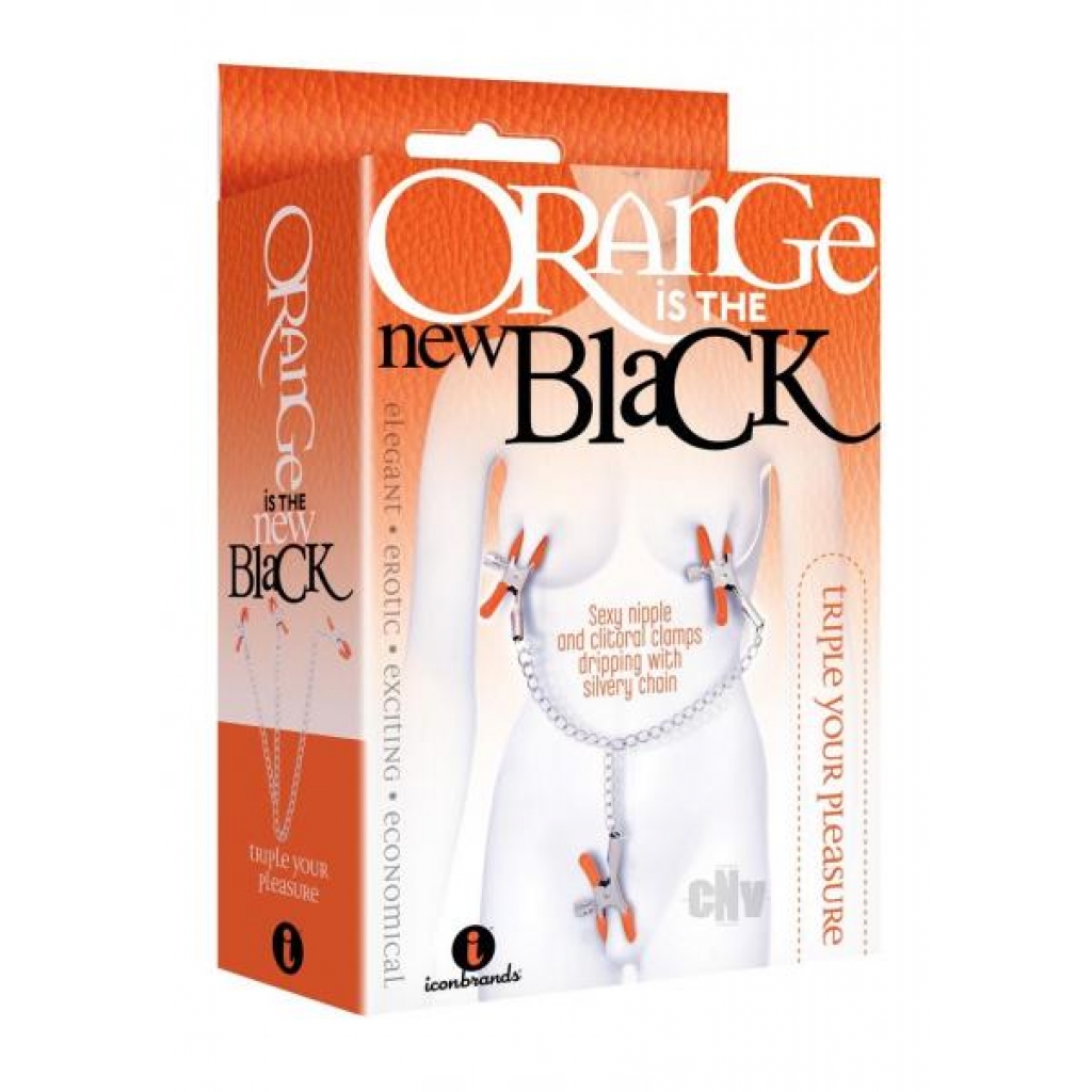 Oitnb Triple Your Pleasure Clamps with Chain