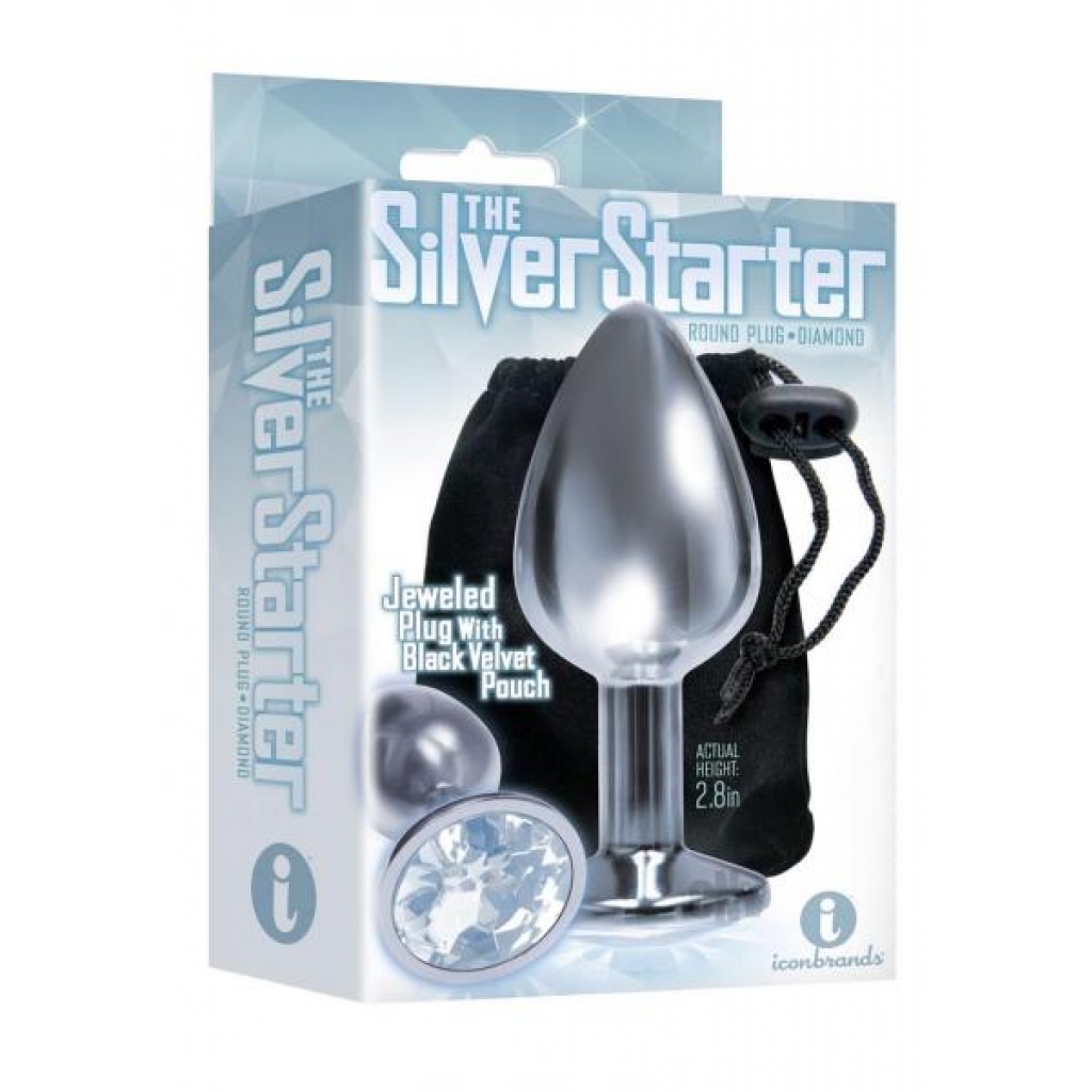 The 9 Silver Starter Plug Diamond - Anal Plugs