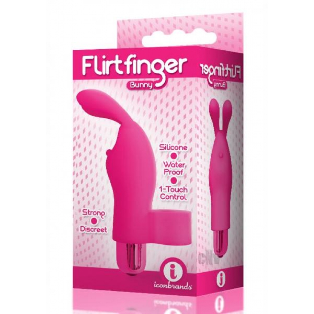 The 9 Flirt Finger Bunny Pink - Finger Vibrators