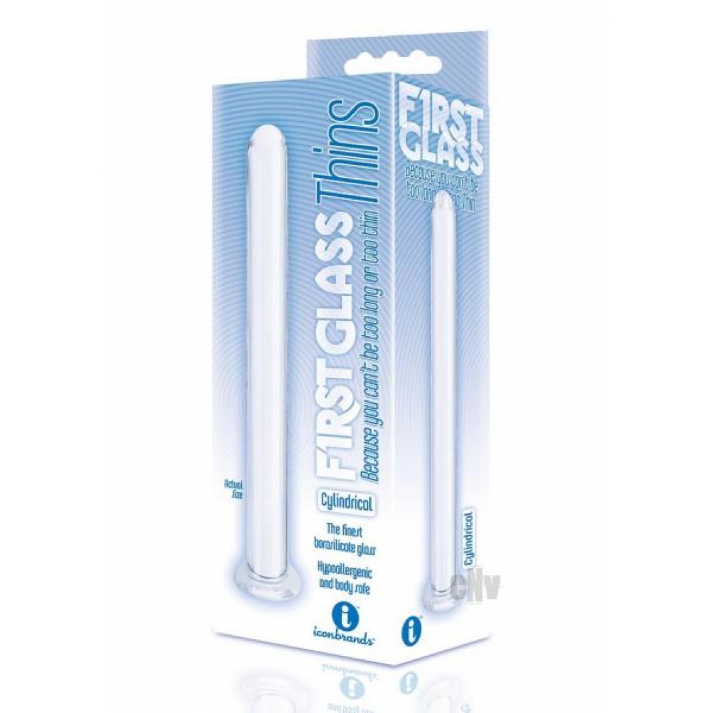 The 9 Glass Thins Clyndrical Plug - Anal Plugs