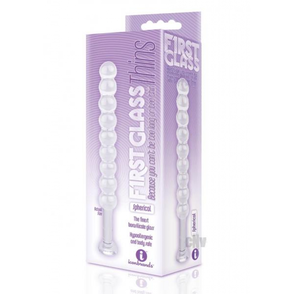 The 9 Glass Thins Spherical Plug - Anal Plugs