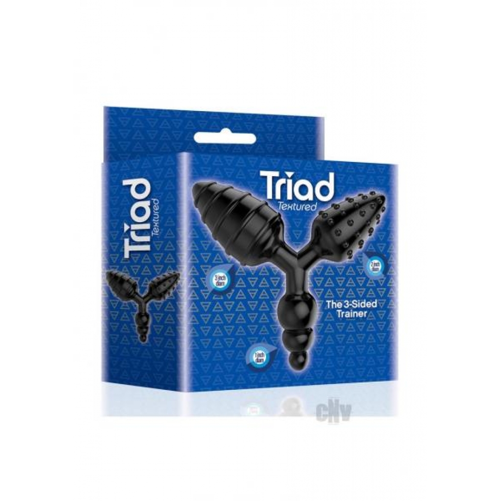 The 9 Triad 3 Way Plug Textured - Anal Plugs