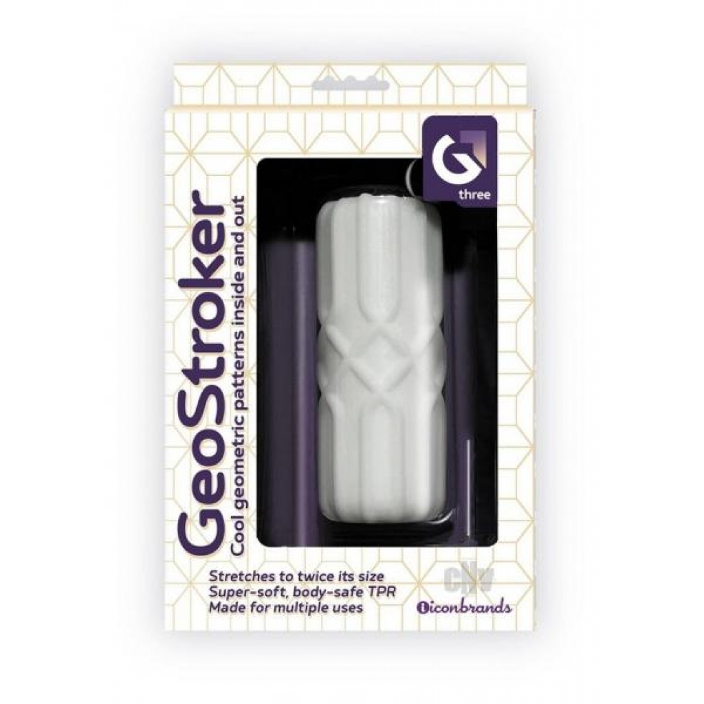 Geostroker 3 White - Masturbation Sleeves